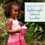 Infantino My 1st Tumbler 9 oz Bubble Gum Leak-Resistant Straw Handle view 2