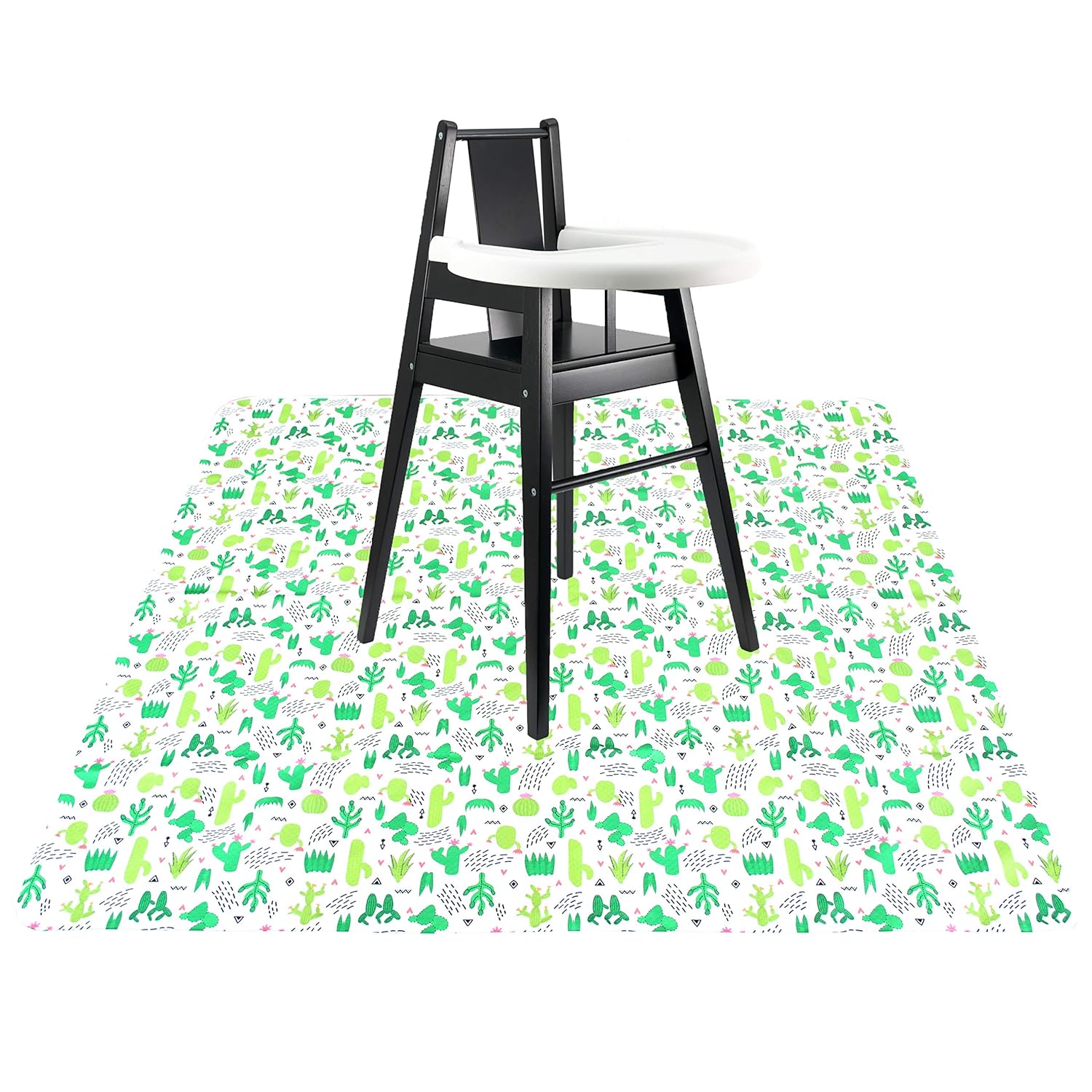 Washable Floor And Under High Chair Cover And Water Resistant
