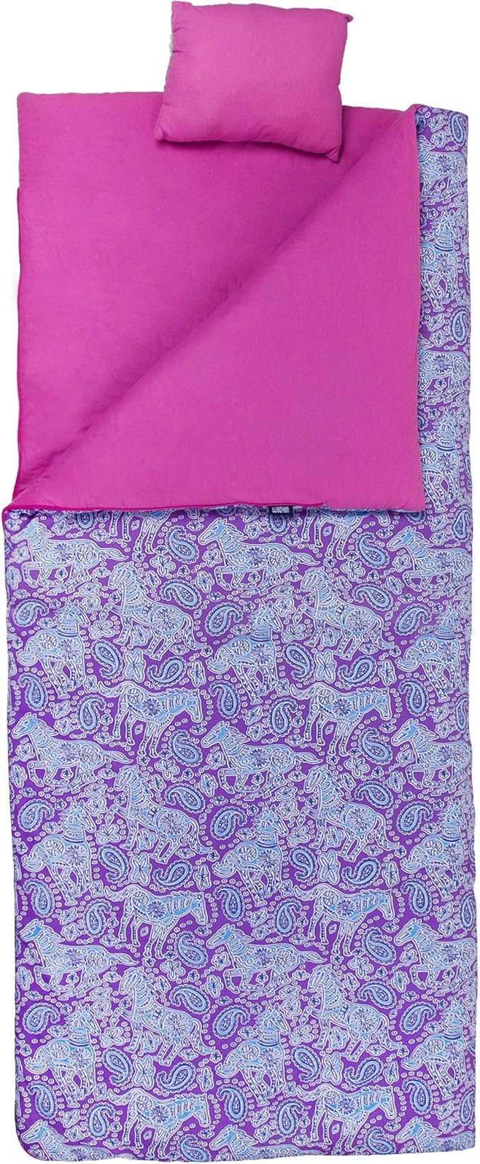 Amazon Com Wildkin Kids Sleeping Bag For Boys And Girls Includes