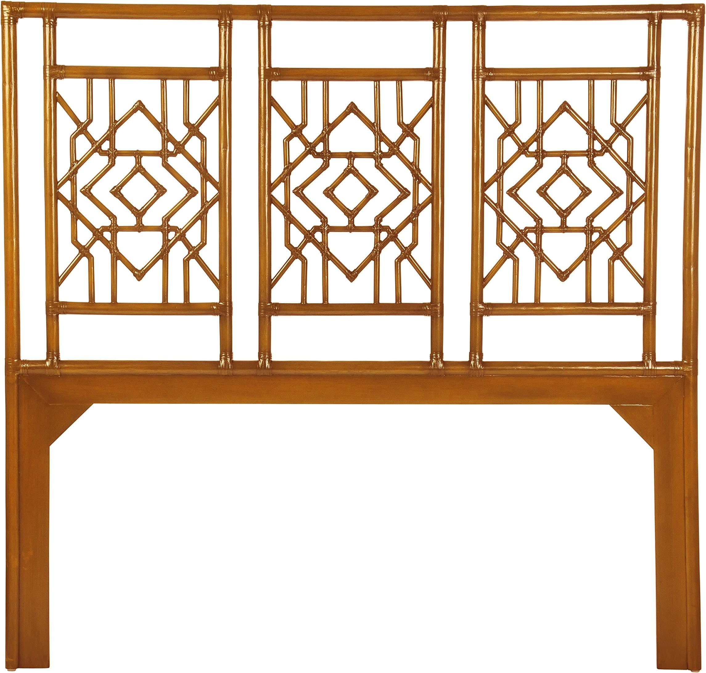 David Francis Furniture Tulum Headboard, Queen, Camel Brown