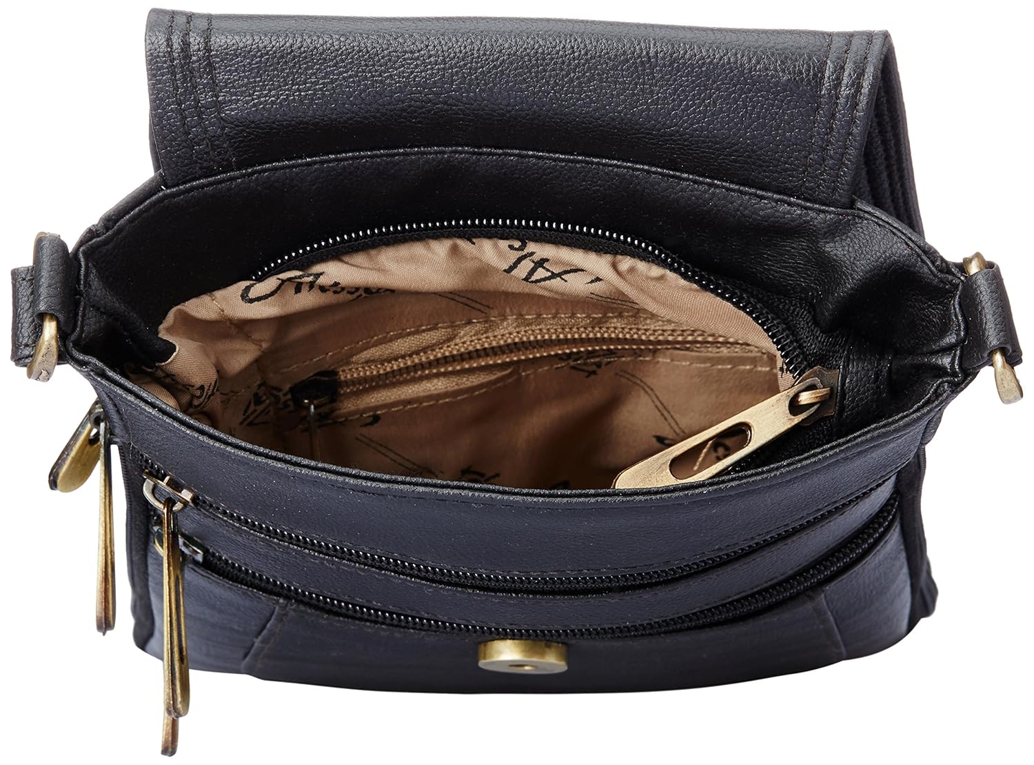 alessia women's sling bag (black,13064)