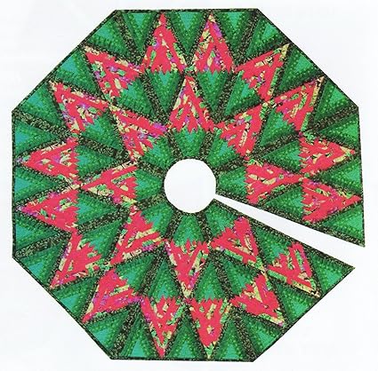 Amazon Com Diamond Log Cabin Tree Skirt Foundation Paper