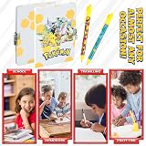 Pokémon Notebook and Pen Set Official Anime Stationery Pikachu Charizard Gift view 5