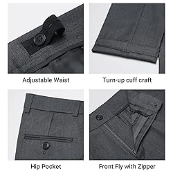 Marvelous World Boys' 5-Piece Formal Vest Suit