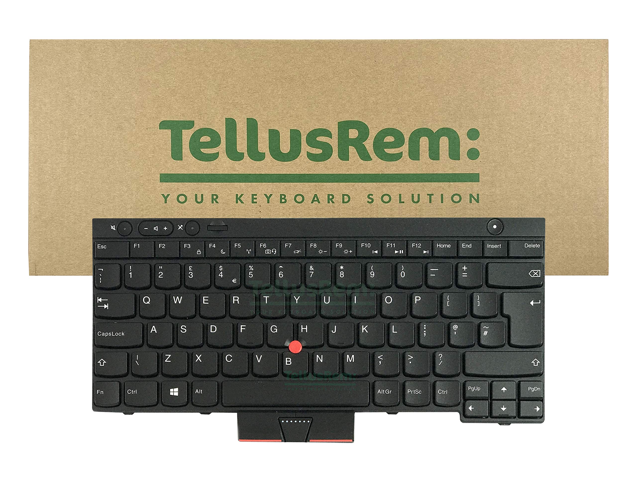 TellusRem replacement UK non-backlit keyboard for Lenovo Thinkpad T430 T430i T430s T430si T430U T530 T530i T530S W530 X13X X230 X230i X230it X230T