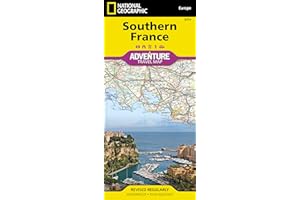 Southern France Map (National Geographic Adventure Map, 3314)