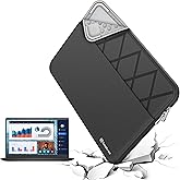 Smatree 13 inch Laptop Sleeve for DELL Latitude 7320/7350 Detachable, for Latitude 9330 2-in-1, DELL Laptop Case with Accessory Pocket, YKK Zipper, Patented Shockproof Design (E431)