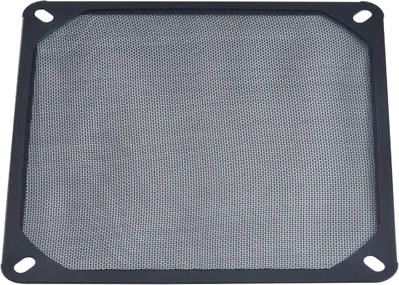 Akasa 140mm Aluminium Fan Filter Dustproof Fine Mesh Grill Black GRM140-AL01-BK