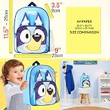 Bluey Backpack for Kids Bluey 3D Cute Rucksack Nursery Preschool Lightweight view 2