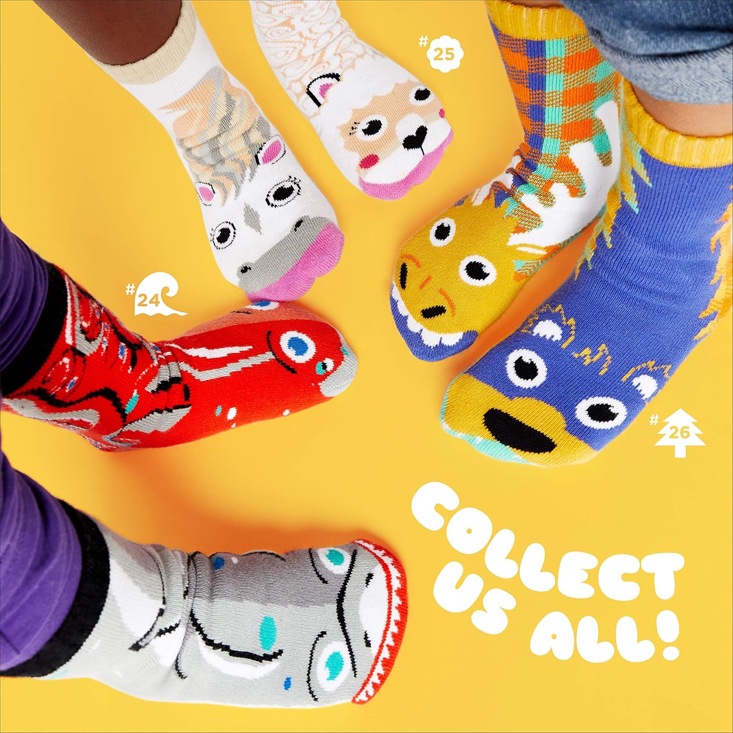 Pals Shark and Octopus Mismatched Socks, 1 EA: Sports & Outdoors