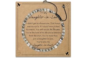 AGOT Daughter in Law Bracelets Gifts: Dear Daughter in Law Birthday Gifts from Mother in Law