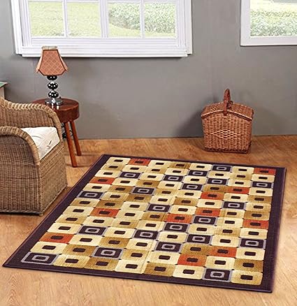 Status Taba with Anti Skid Nylon Rug - 48x72, Multicolour