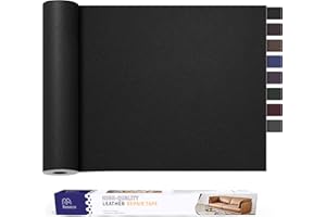 Leather Repair Patch Tape Kit, Self Adhesive Leather Repair for Furniture, Couch, Sofa, Car Seats,Office Chair,Vinyl Repair K