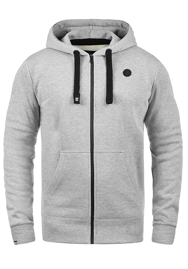 !Solid Bene Zip Herren Sweatjacke Kapuzenjacke Hoodie Mit Kapuze Reißverschluss Und Fleece-Innenseite