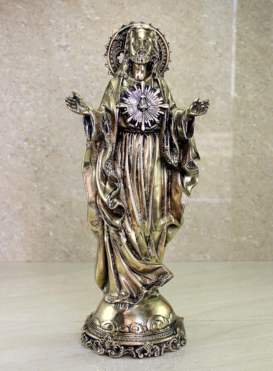 Buy eSplanade Brass Jesus Christ Holy Statue Spiritual Idols 16