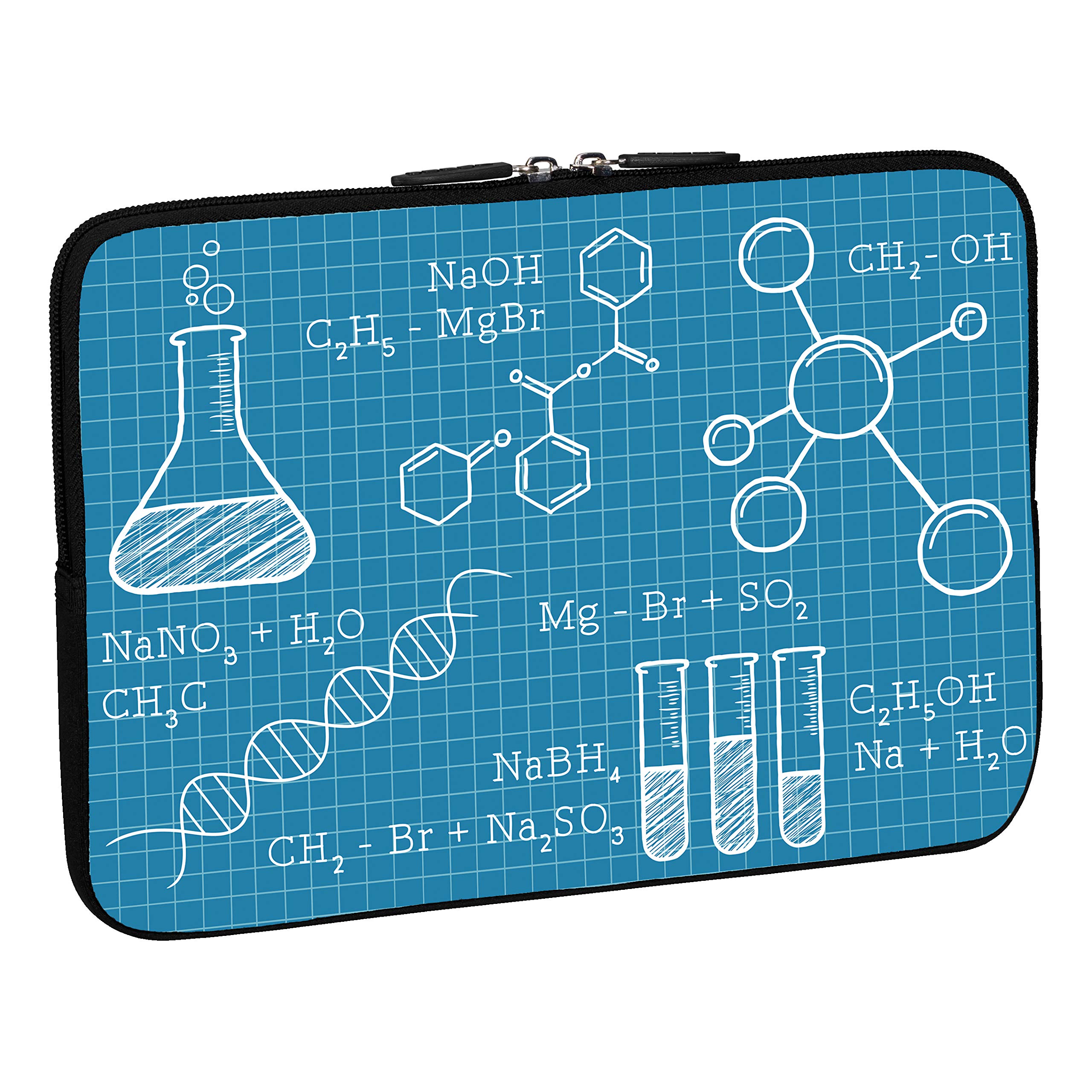 PEDEA Designer Protective Case for Laptops up to 13.3 Inches / 33.7 cm Chemical Elements