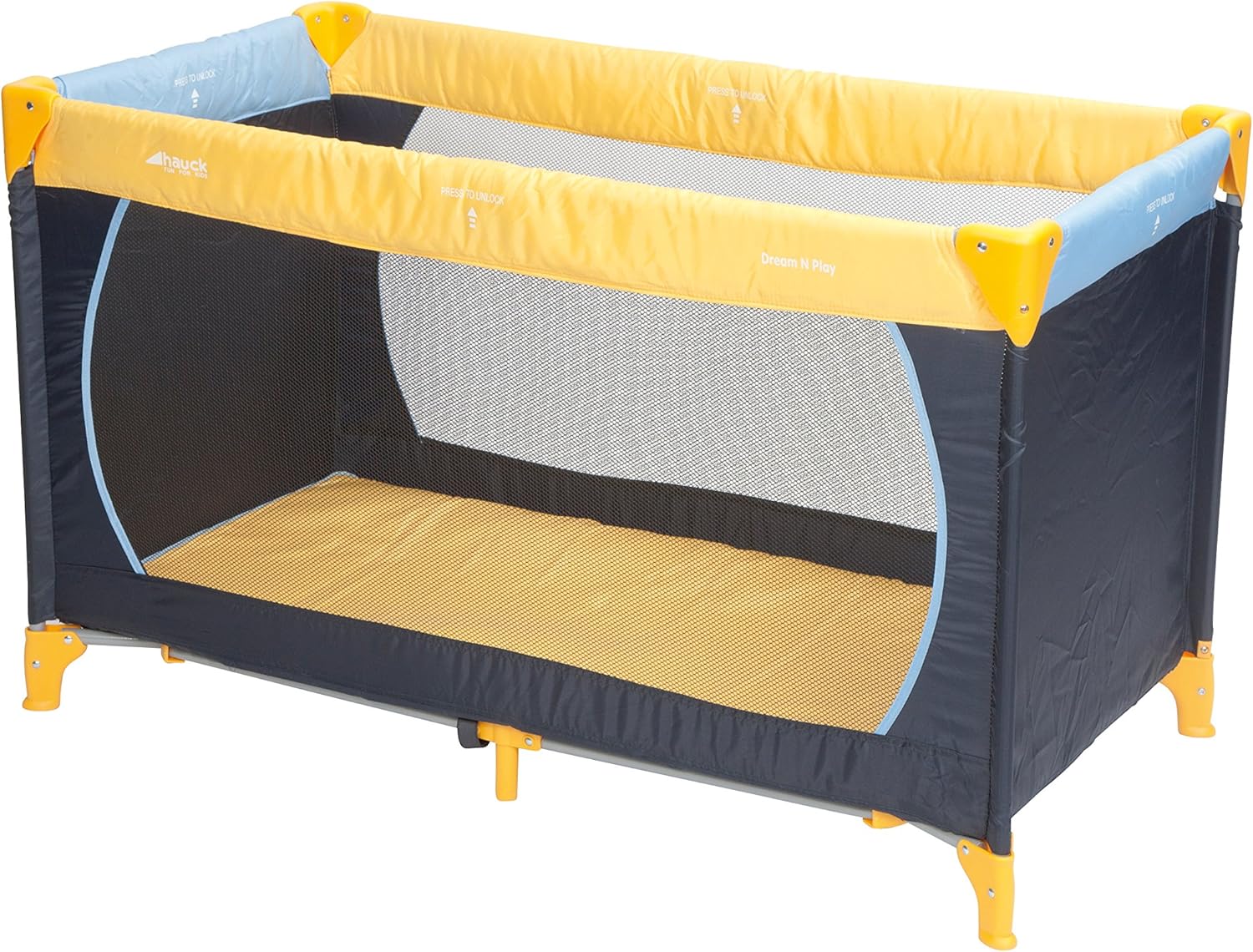 hauck travel cot mattress size