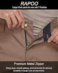Rapoo Cargo Pants for Men Work Tactical Hiking