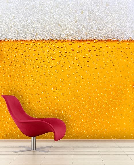 Fondo De Pantalla Vaso De Cerveza 7 Tamanos A Elegir Autoadhesivo Calidad Superior Pvc Fotografia Moderna Para La Pared Sw169 50x50cm Amazon Es Hogar