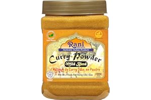 Rani Curry Powder Mild (10-Spice Authentic Indian Blend) 16oz (1lb) 454g PET Jar ~ All Natural | Salt-Free | NO Chili or Pepp