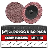 25PCS Sanding Discs 2 Inch Compatible with Roloc