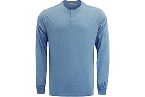 VATRENUS FR Shirts 4oz Lightweight Flame Resistant Henley 100% Cotton Men's Pre-Washed Fire Retardant Base Layer