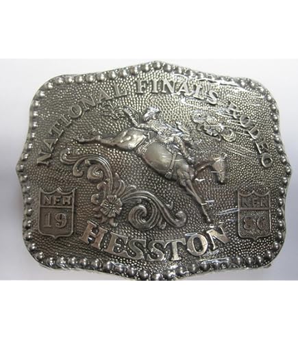 Amazon.com: Hesston 1984 National Finals Rodeo Adult Belt  display picture 1