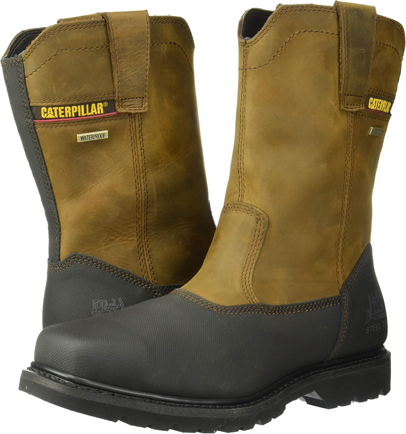 caterpillar pull on boots