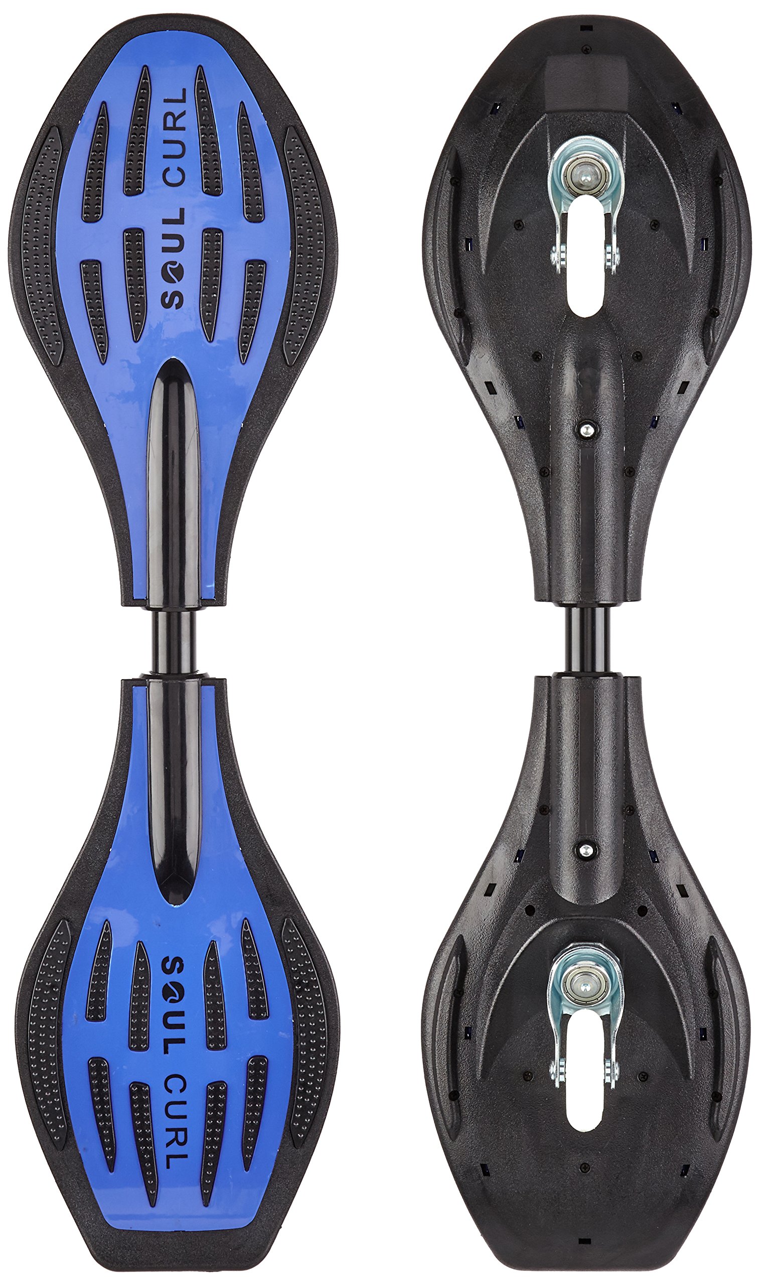 Soul Curl Adult Caster Wave Board Pro with Bag, Blue, 5060427390738