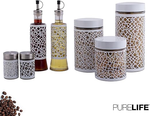 Amazon Com Canisters Sets For The Kitchen Salt And Pepper