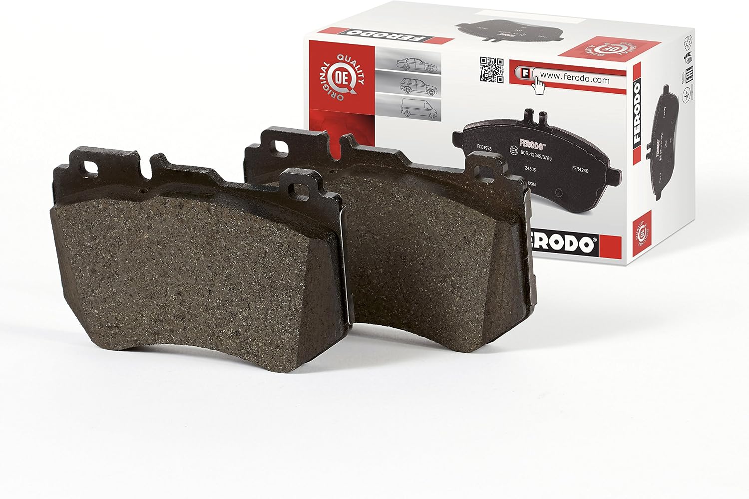 Ferodo FDB1394 Brake Pad Set, disc brake - (set of 4)