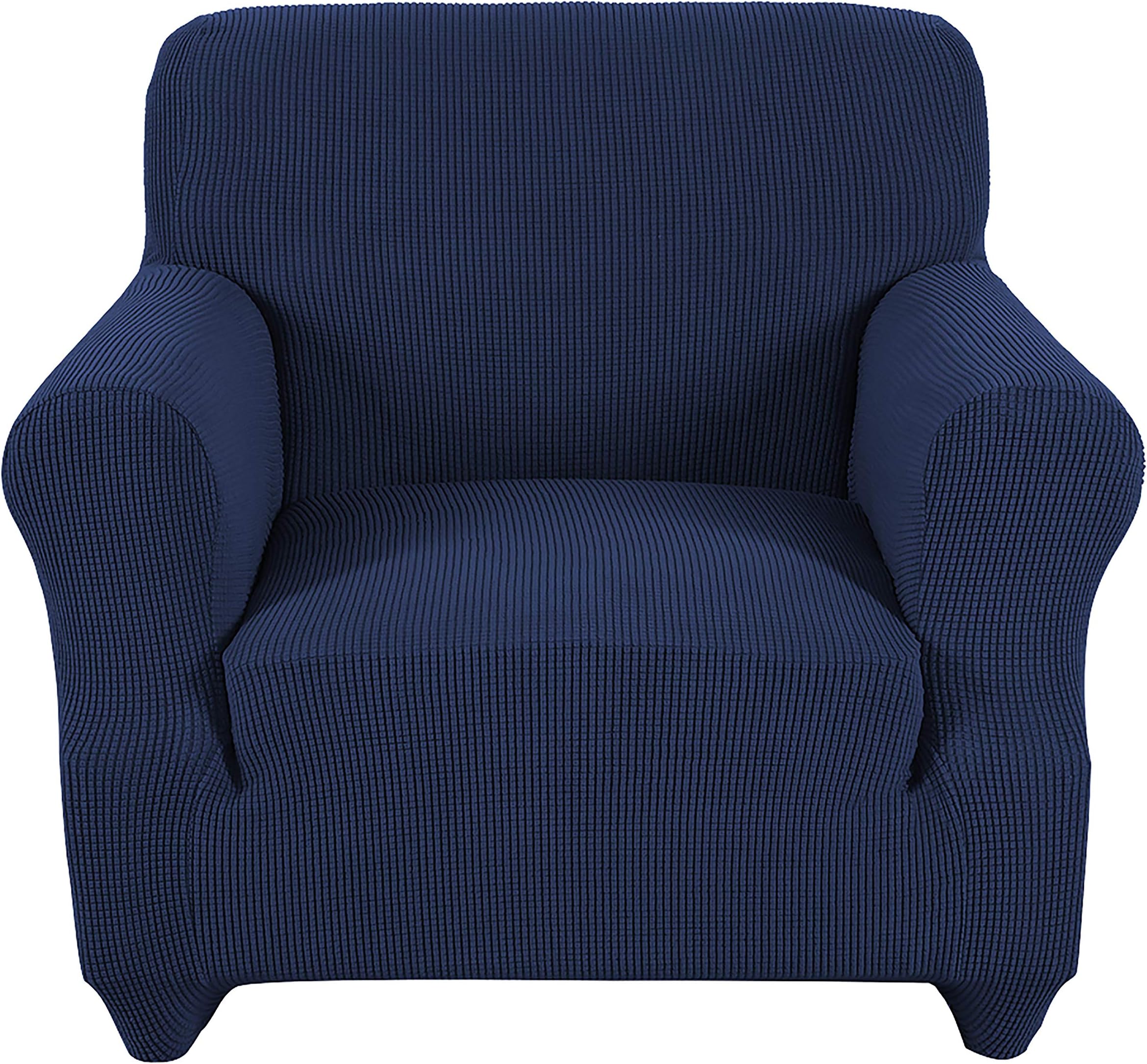 Obstal Stretch Spandex Armchair Couch Slipcover Sofa Covers for Living Room, One Piece Non Slip Chair Slipcover with Elastic Bottom, Chair Coverings Furniture Protector for Dogs, Cats, Pets, and Kids