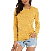 MAGCOMSEN Women's Long Sleeve Shirts UPF 50+ Sun Protection Quick Dry Athletic Running Workout Tops Rash Guard