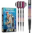 RED DRAGON Peter Wright Snakebite World Champion Tapered SE Professional Darts Set Including Flights and Shafts (Stems)