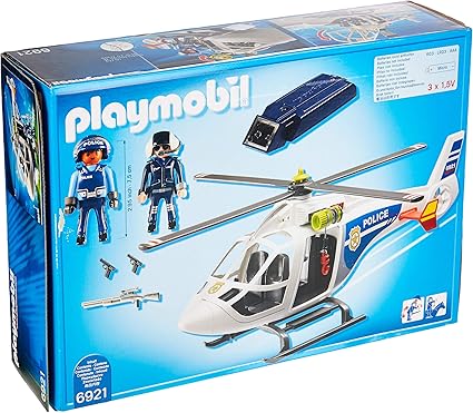 helicoptero policia playmobil