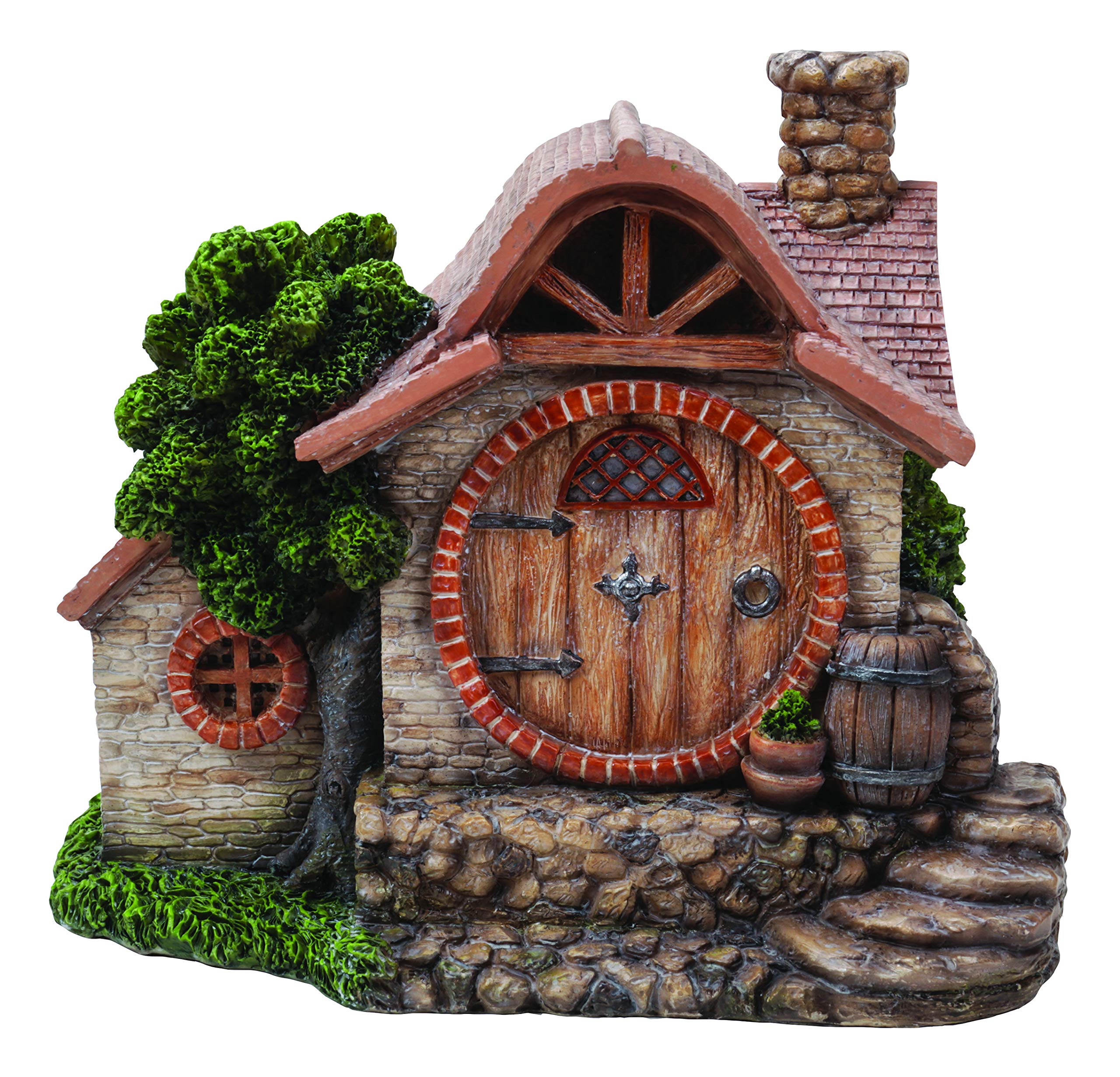 Miniature World Burrow Brick Cottage Fairy Garden Decoration (MW01-018)