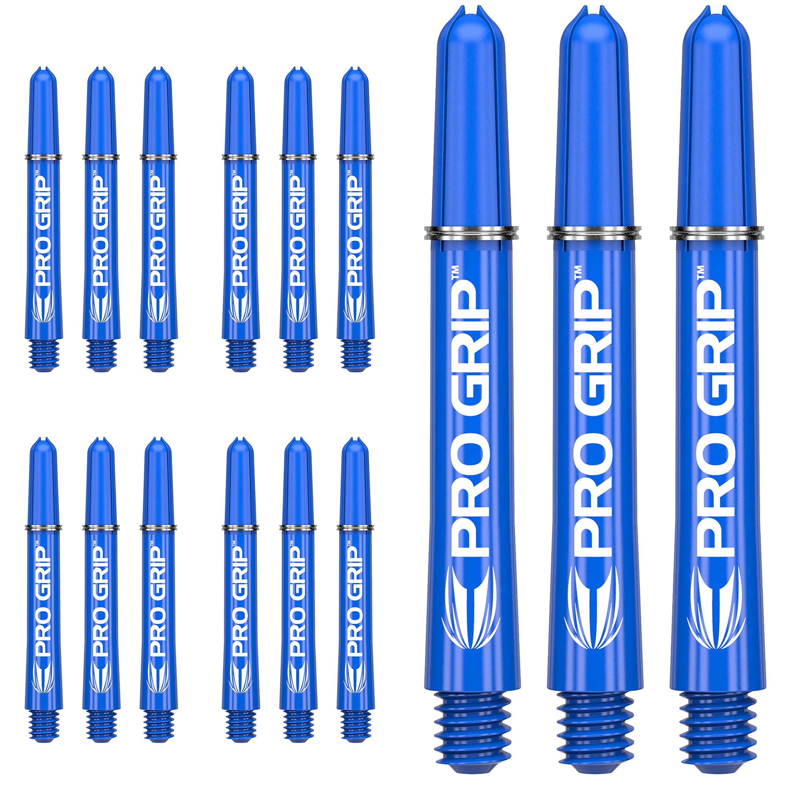 Target Darts 5 x Sets of Blue Pro Grip Shaft Short - 15 in Total…