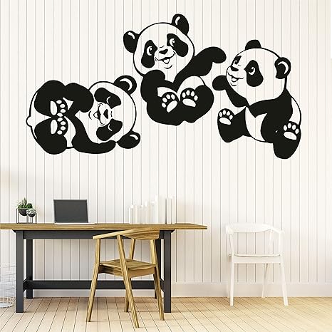 panda wall art nursery