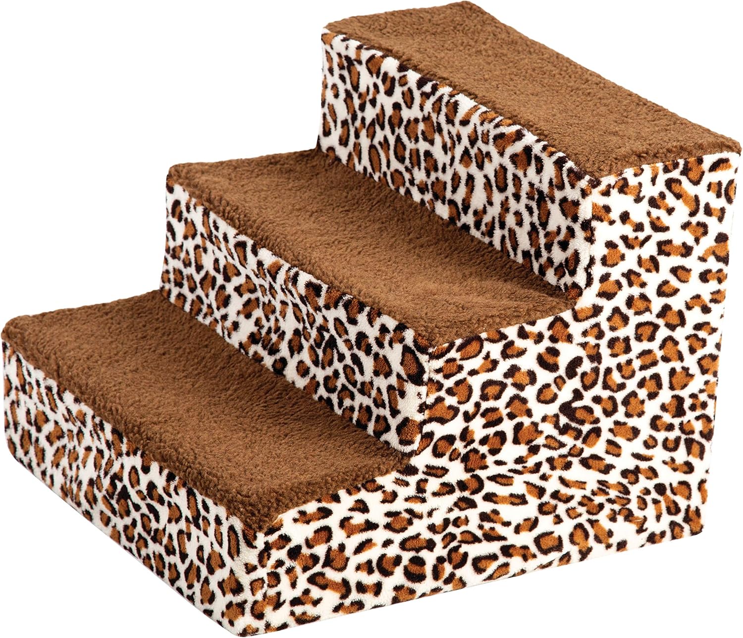 Etna Products Pet Stairs 3 Steps Stairs Small Dog Cat Steps Pet Ramp Ladder Portable Travel Up to 20 lbs : Dog Stairs : Pet Supplies