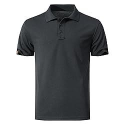 KAOKLRNI Men's Quick-Dry Active Polo Shirts Short