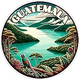 Guatemala Sticker 4 Inch City Travel Souvenir Destination - Waterproof Vinyl Decal for Laptop Water Bottle Car Tumbler - Durable Aesthetic Long-Lasting Stickers for Adults ID44990