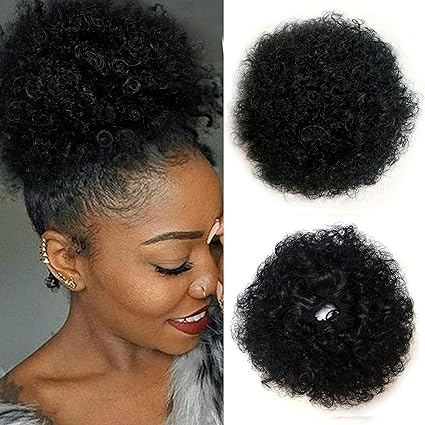 Amazon Com Afro Puff Drawstring Ponytail For Black Women Graceful