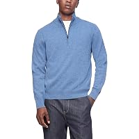 Calvin Klein Men's Merino Wool 1/4 Zip Sweater, Gray Blue, X-Large at  Amazon Men's Clothing store