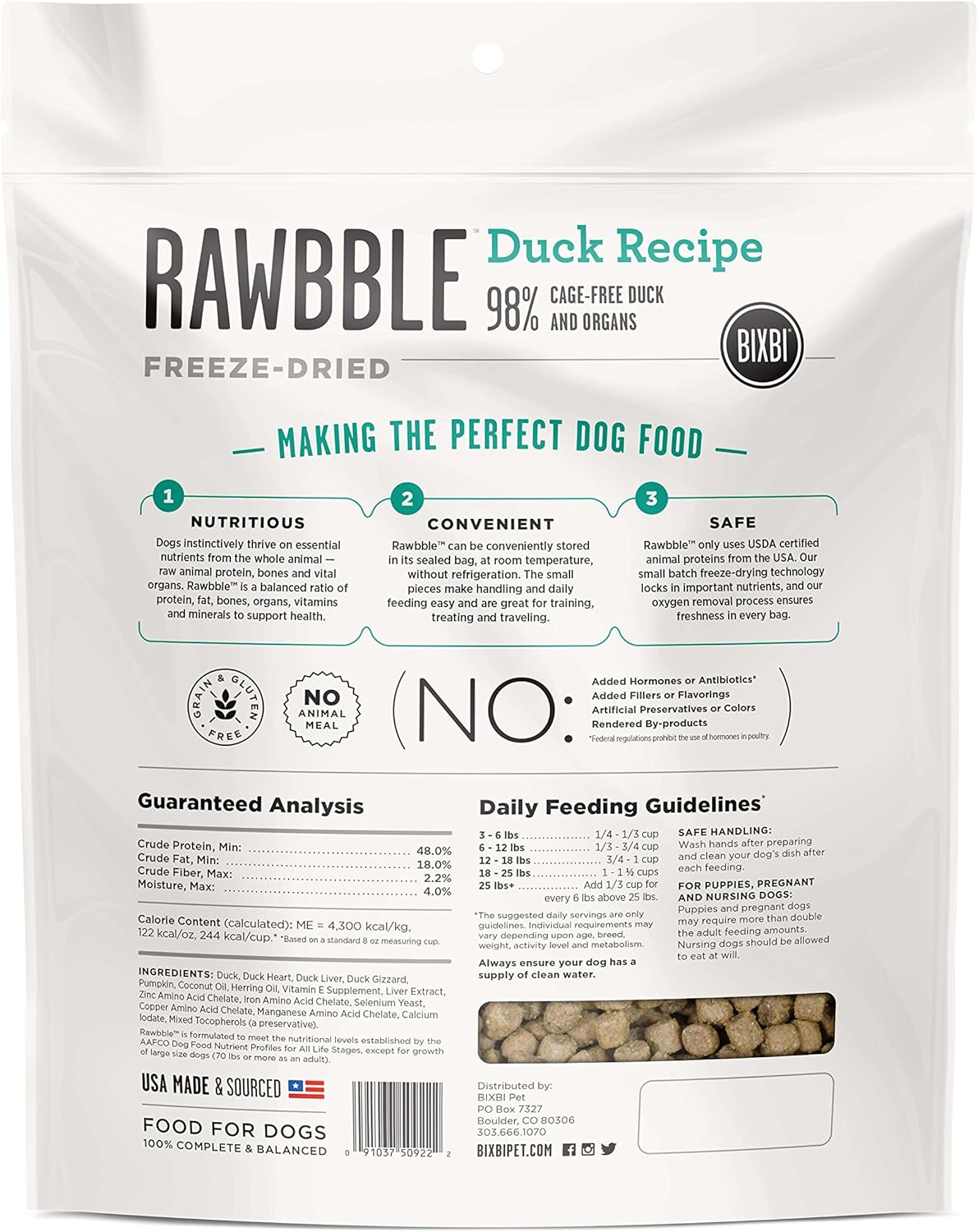 rawbble dry food