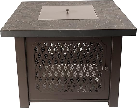 Amazon Com Pleasant Hearth Ofg828t Walden Gas Fire Pit Table