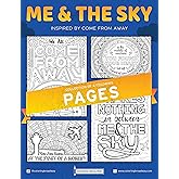 Coloring Broadway - Come from Away Inspired Coloring Pages (Set of 4) “Me & The Sky” Collection, Broadway Musical Merchandise, Ideal Gift for a Broadway Theater Lover