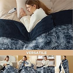 Bedsure Electric Blanket Twin - Faux Fur Sherpa