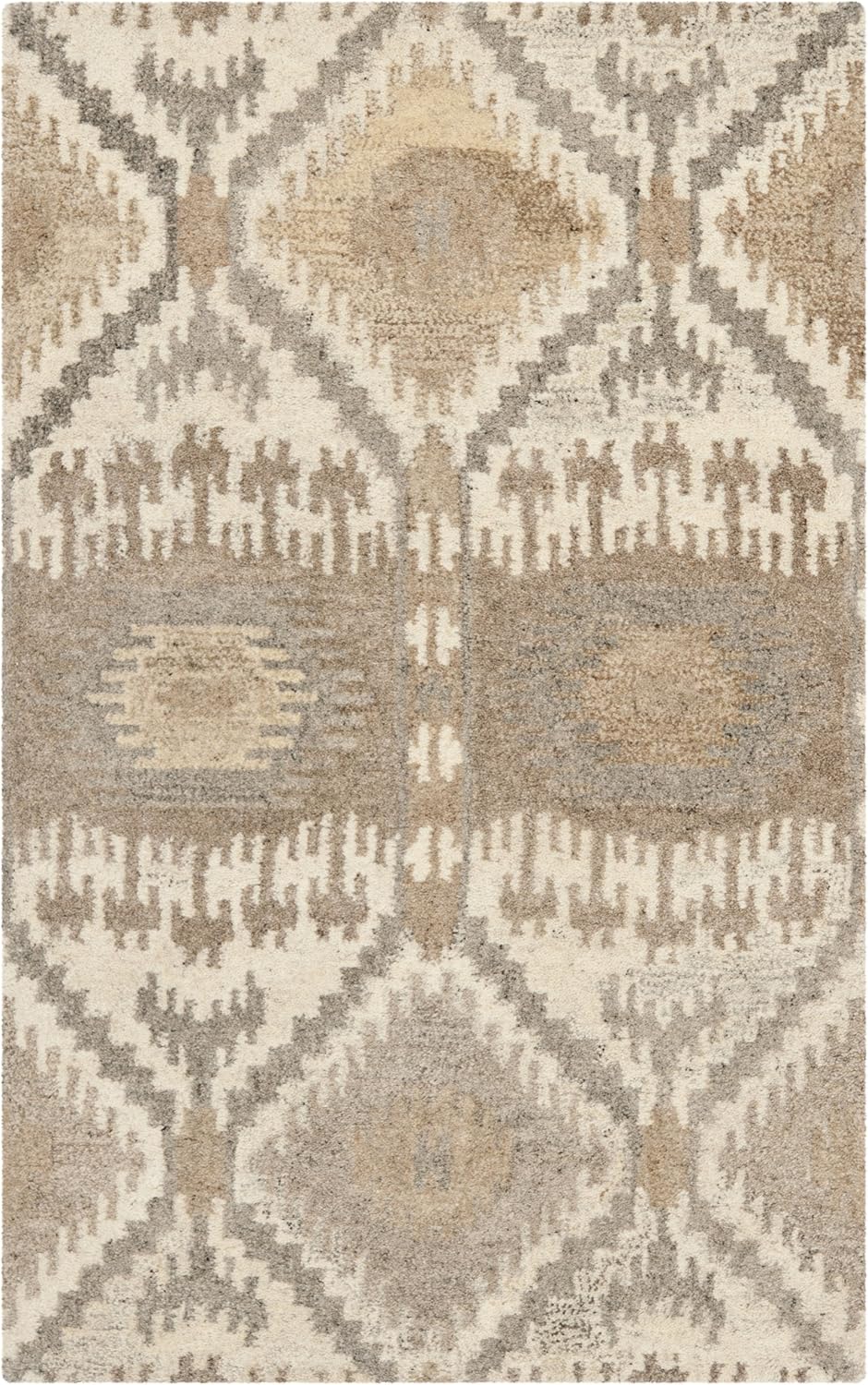 safavieh roston area rugs on Amazon Com Safavieh Wyndham Collection Wyd720a Handmade Modern Premium Wool Accent Rug 2 6 X 4 Natural Multi Furniture Decor