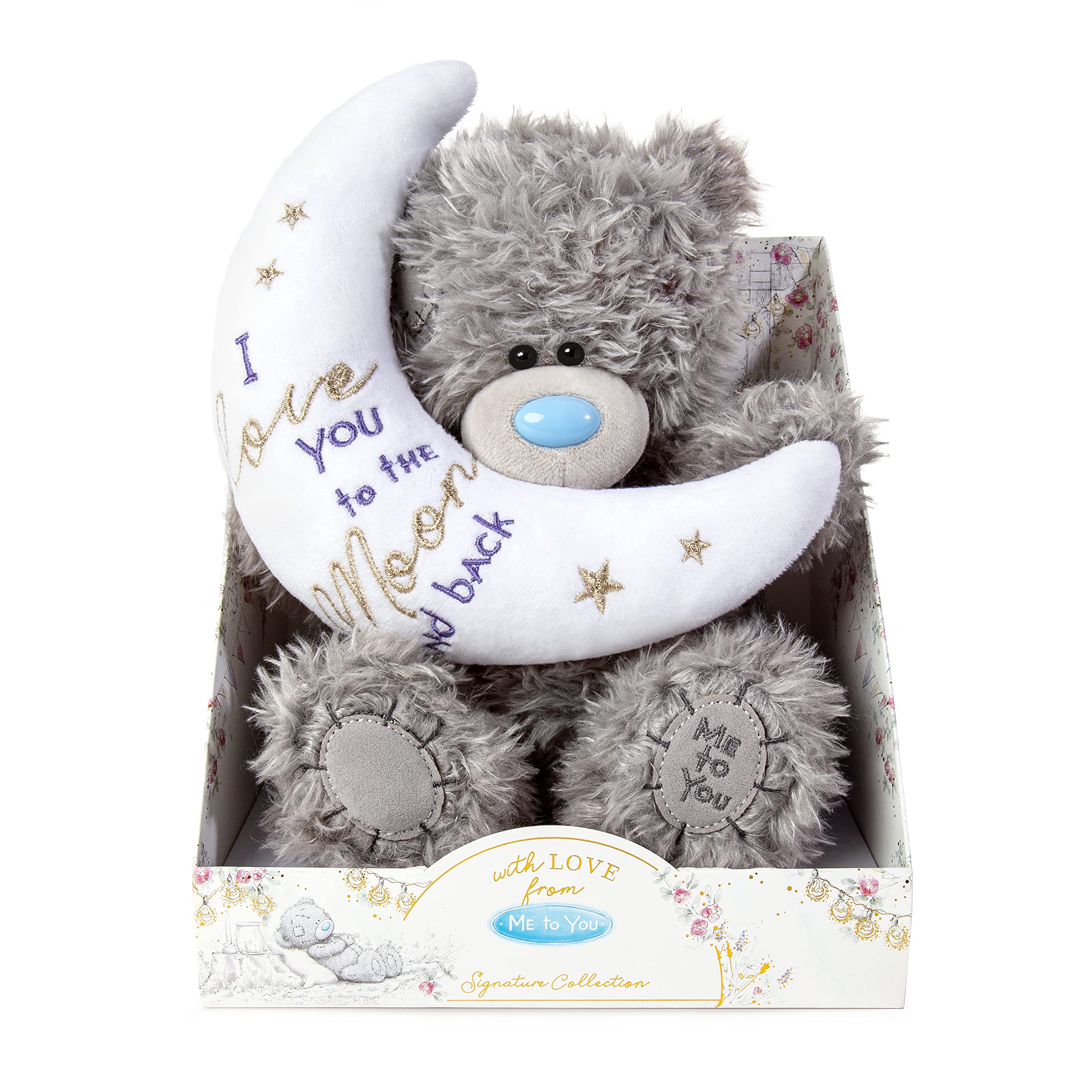 Me To You Bear 9" Love You to The Moon & Back, Gray