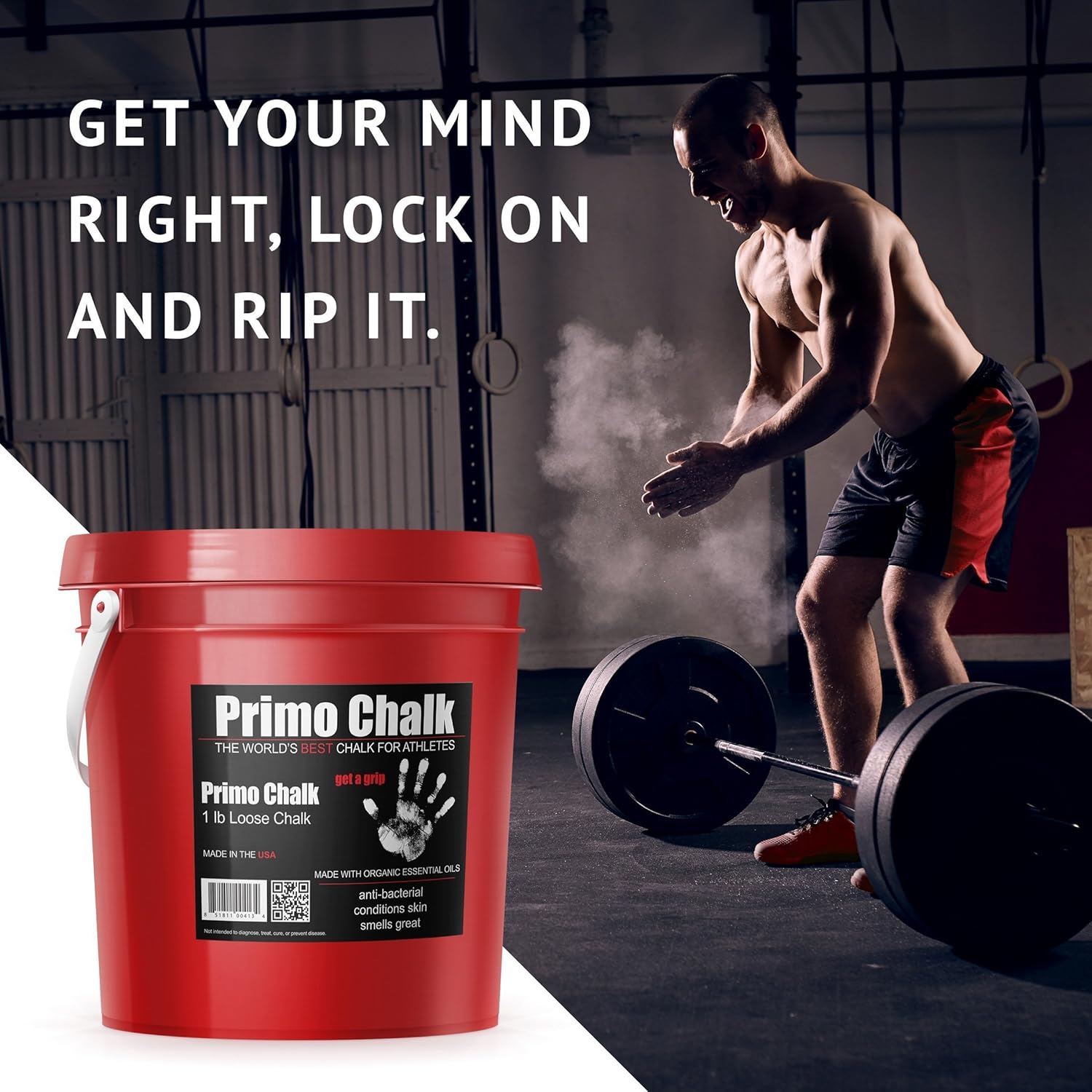 Primo Chalk Stop ruining Your Hands 1lb Bucket, The Way Climbing and Lifting Chalk Should be. Switch to Primo Gym Chalk and Experience The Difference for Yourself. : Gymnastics Chalk : Sports & Outdoors